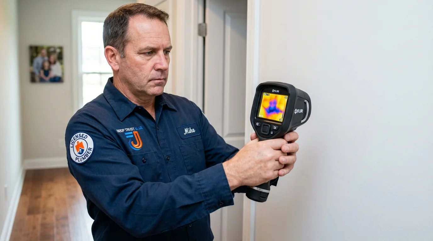 Thermal imaging leak detection by Johns Plumbing LLC in Perryton